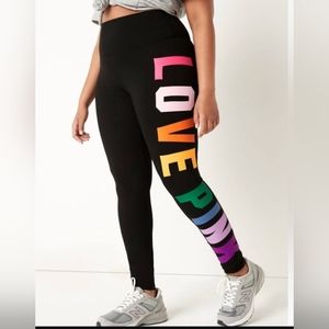 Pink VS Leggings size L.